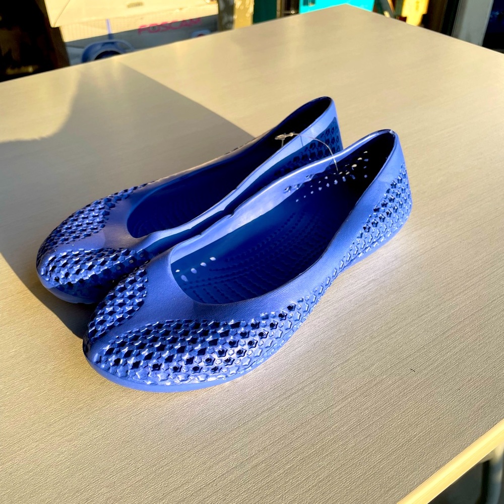Blue Northstorm Comfy Foam Flats